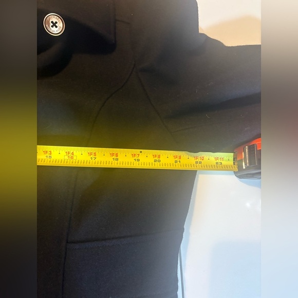 Michael Kors Wool Blend Peacoat w/ gold buttons Plus Size 16 - Picture 7 of 11